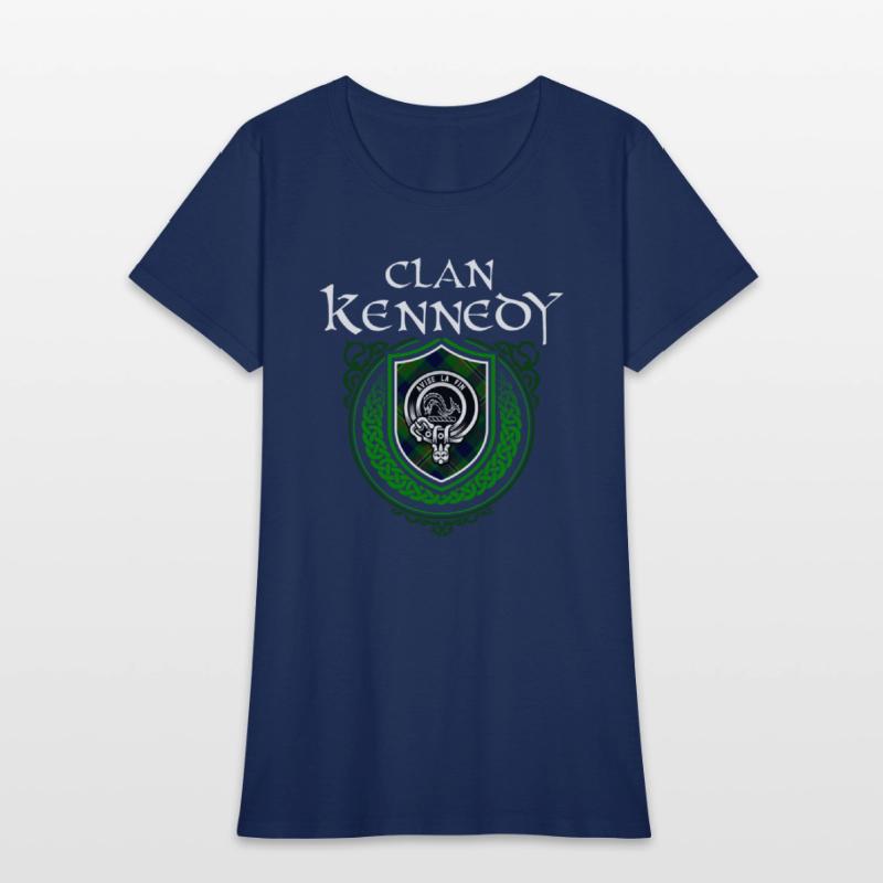 Clan Kennedy Scottish Crest Badge and Tartan