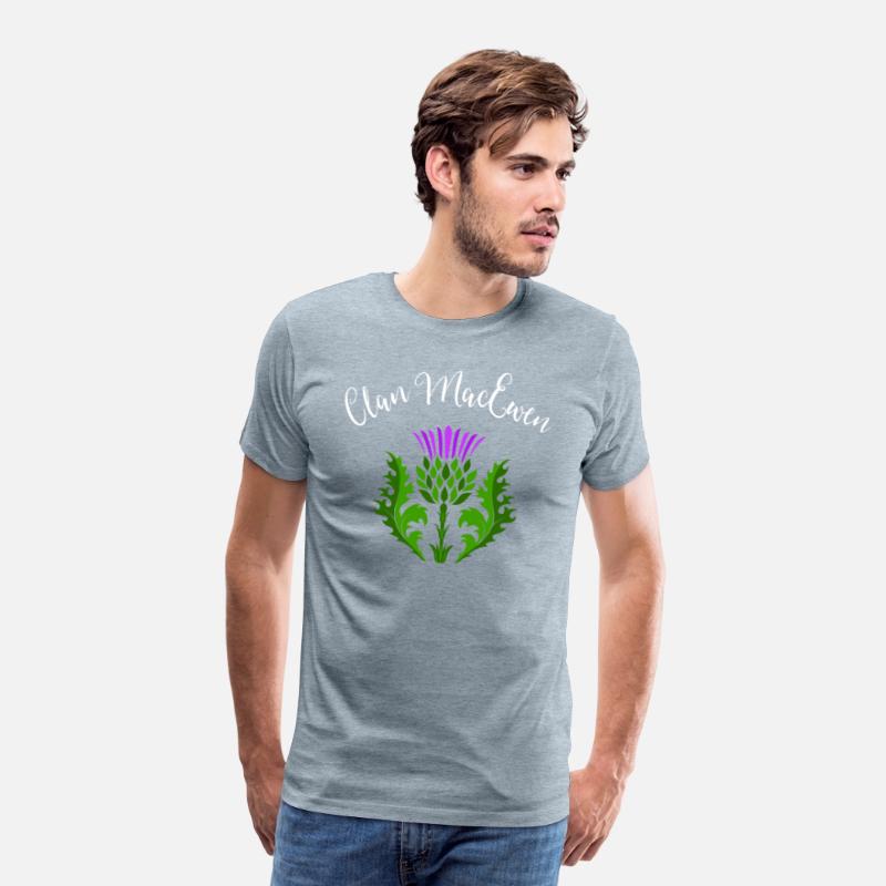 Clan MacEwen Surname Thistle Flower Scottish Clan
