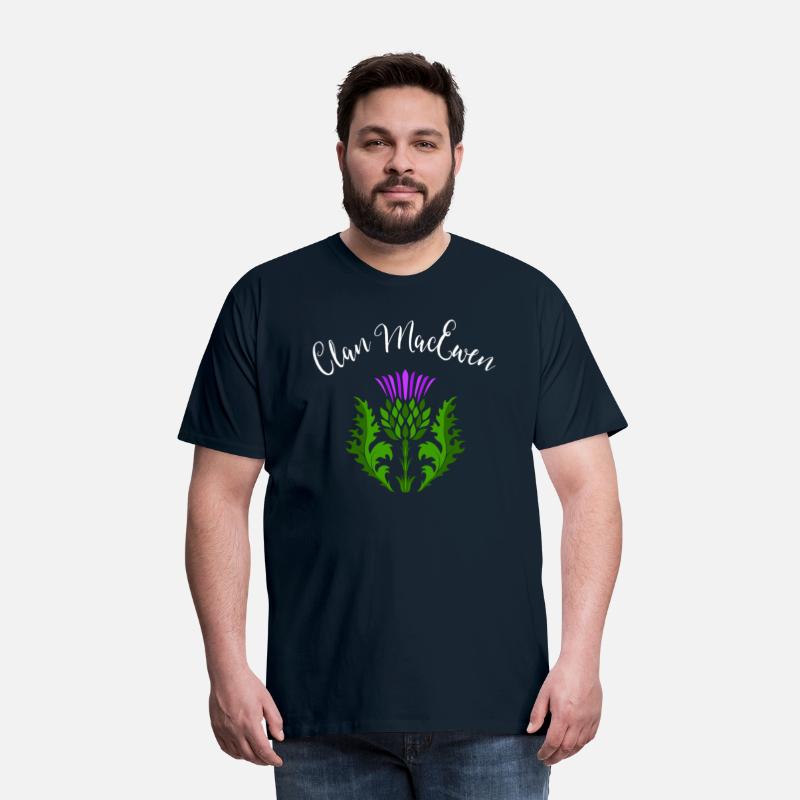 Clan MacEwen Surname Thistle Flower Scottish Clan