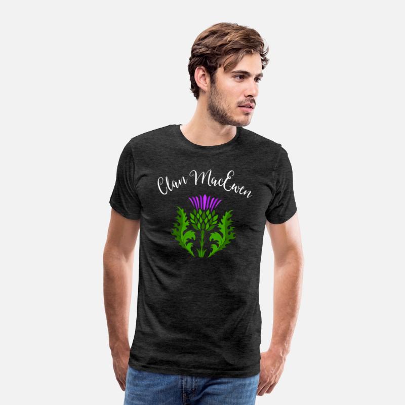 Clan MacEwen Surname Thistle Flower Scottish Clan
