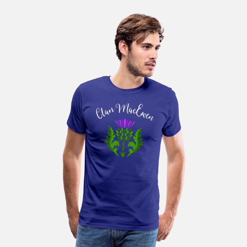 Clan MacEwen Surname Thistle Flower Scottish Clan