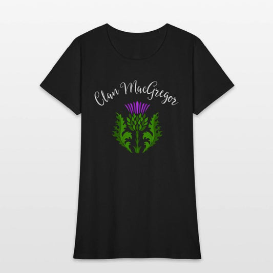 Clan MacGregor Surname Thistle Flower Scottish