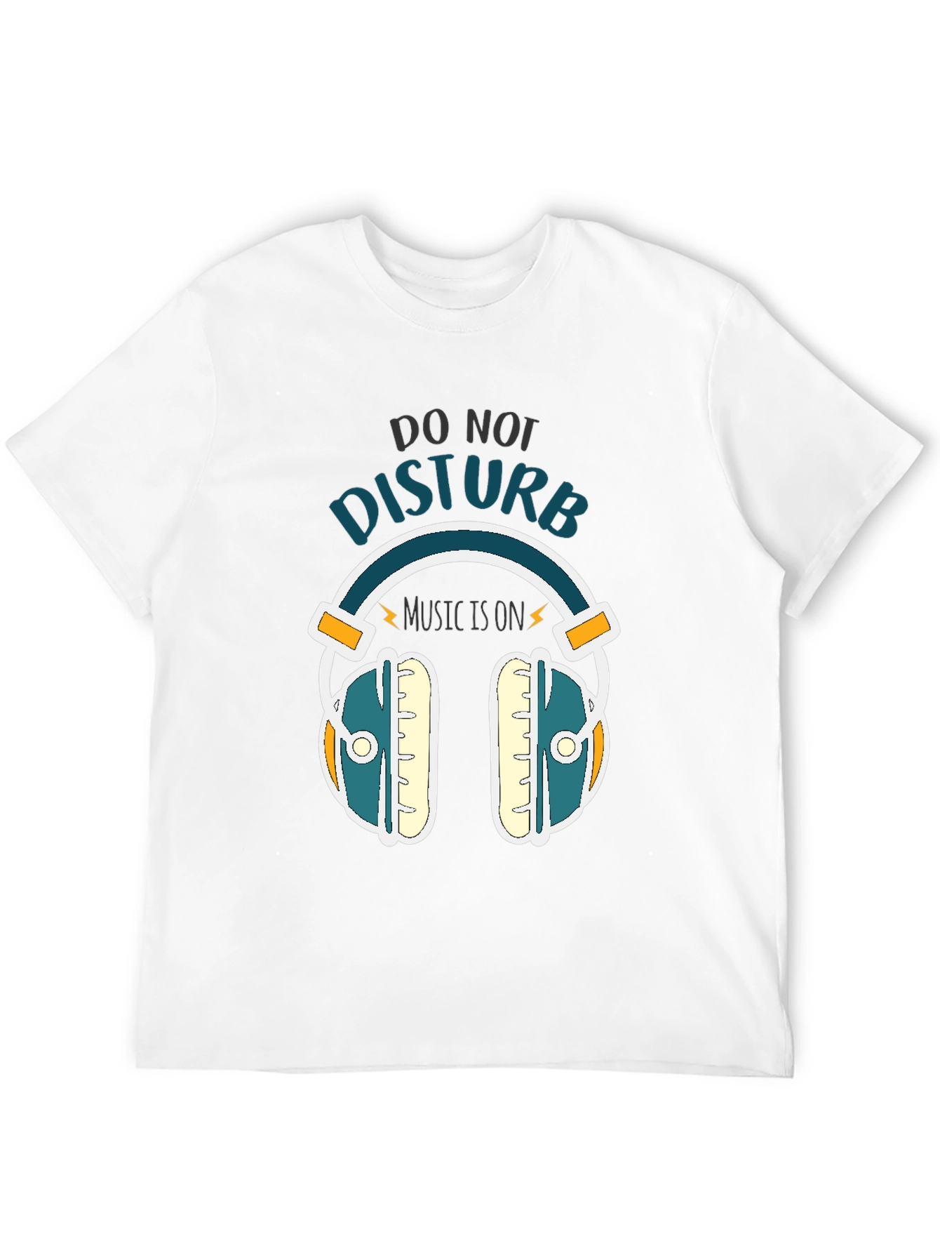 Do Not Disturb Music On Graphic Tee