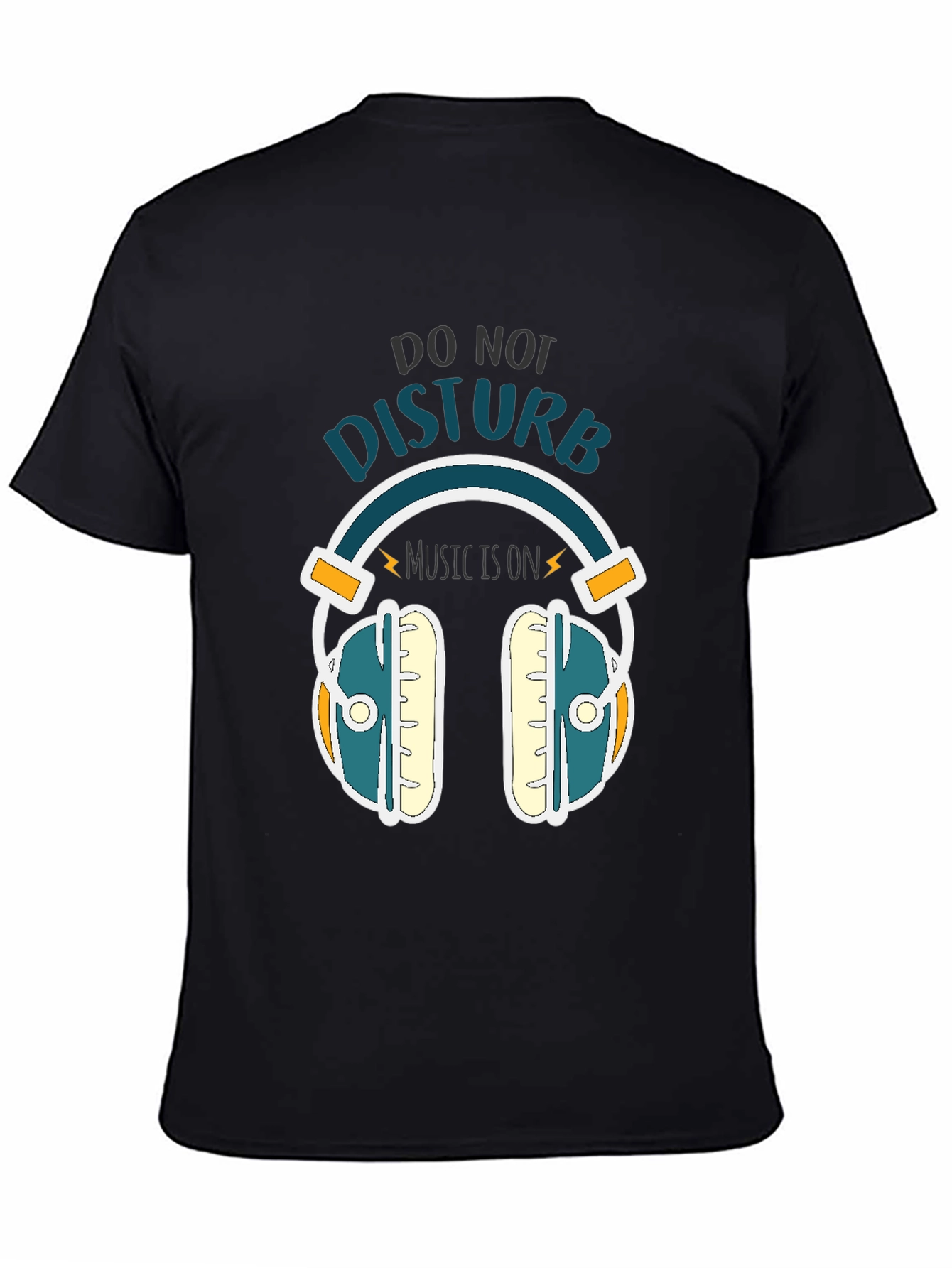 Do Not Disturb Music On Graphic Tee