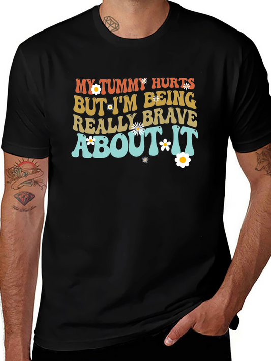My Tummy Hurts Comfort T-Shirt - Adult Humor Graphic Tee