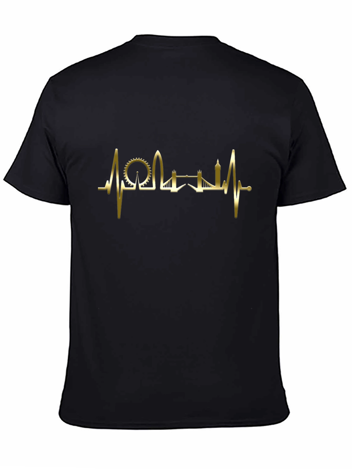 London Skyline Heartbeat Graphic Tee