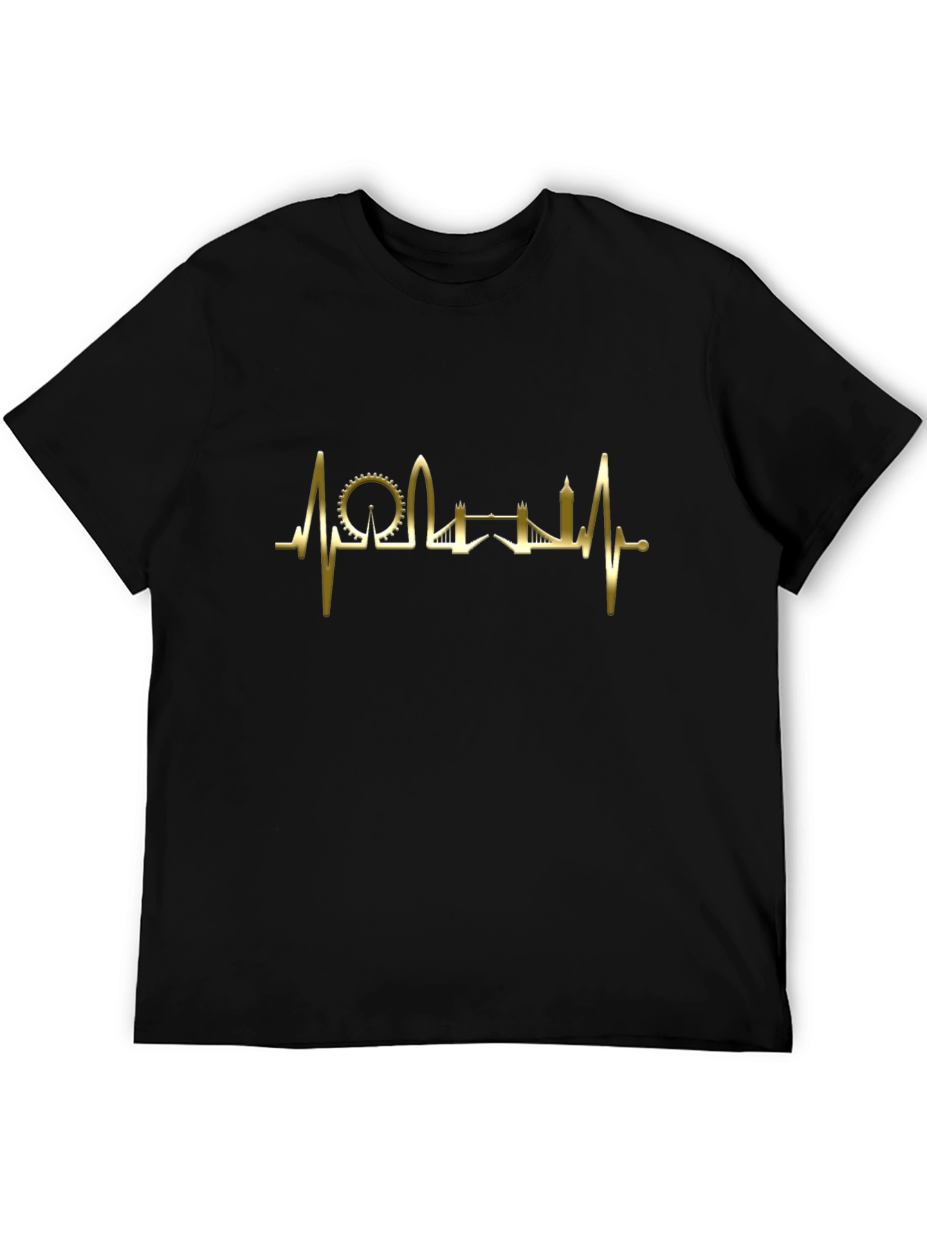 London Skyline Heartbeat Graphic Tee