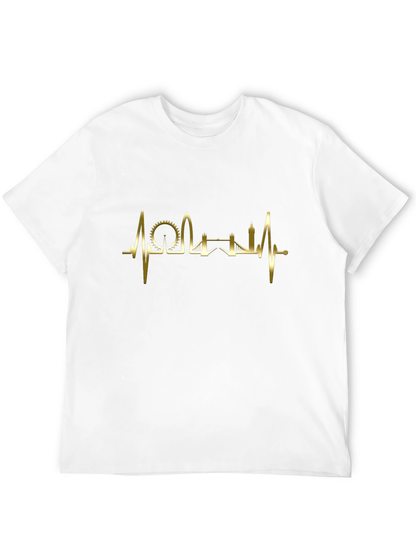 London Skyline Heartbeat Graphic Tee