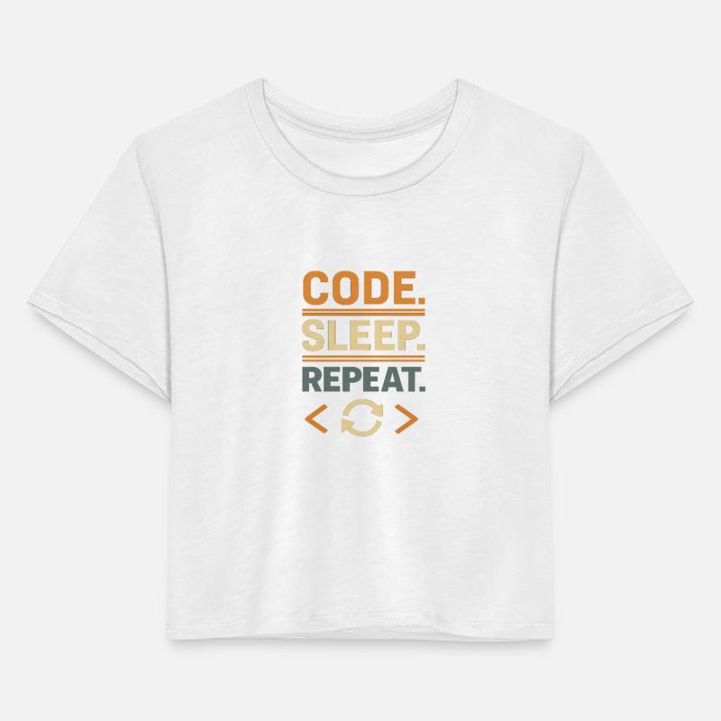 Code Sleep Repeat Typography Design