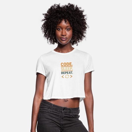 Code Sleep Repeat Typography Design