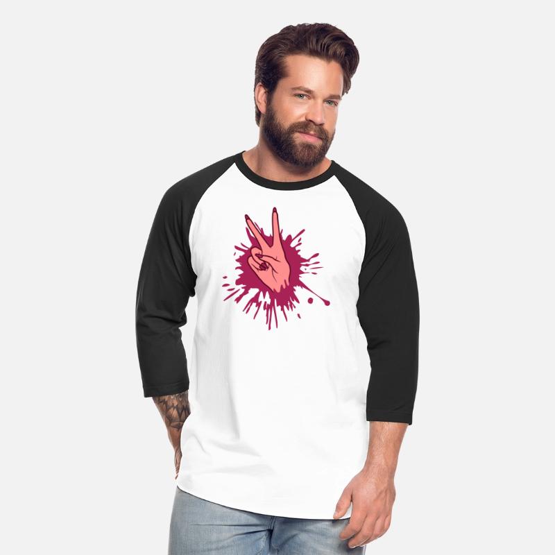 Color blob Victory hand