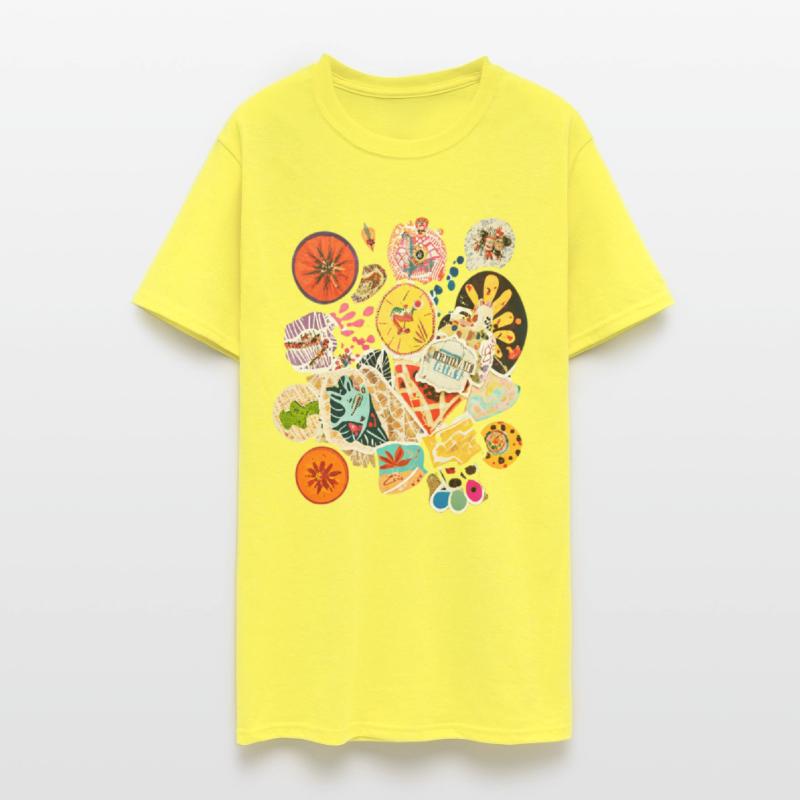 Colorful Artistic Collage of Stickers