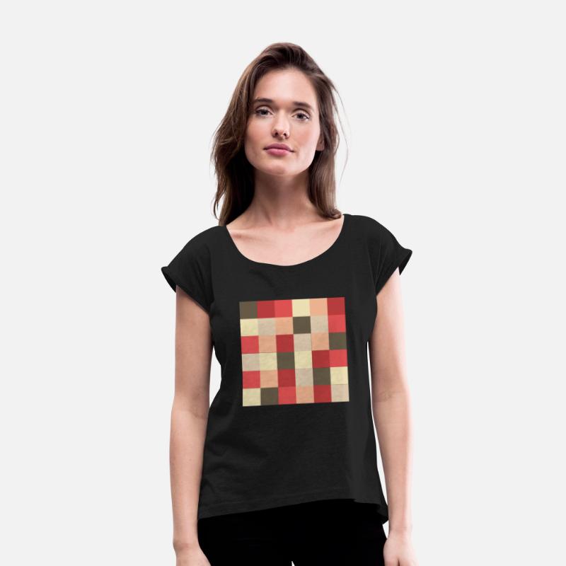 Colorful checker pattern