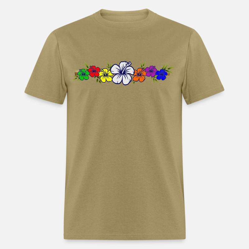 Colorful Hibiscus Flowers and Bamboo Shoot