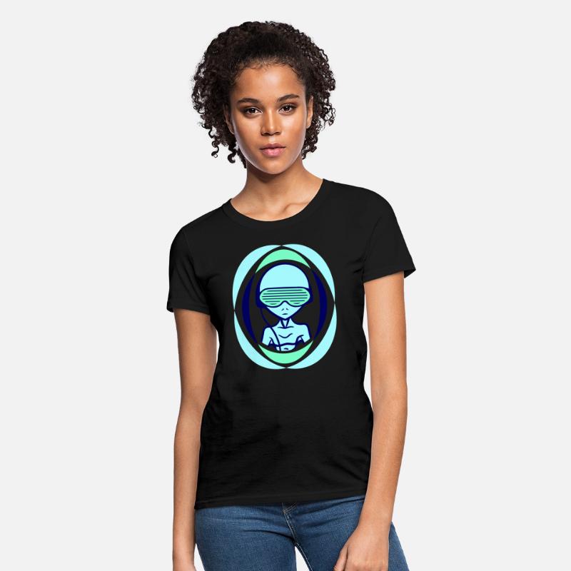 Cool DJ Alien Extraterrestrial Music Club Party