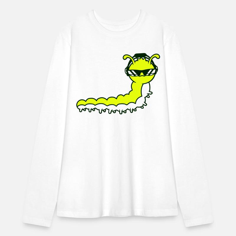 Cool DJ Caterpillar Comic Music Club Party Drawing
