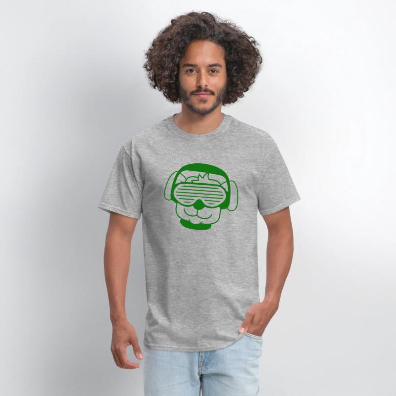 Cool DJ Cute Comic Dog Animal Pet Sunglasses Music