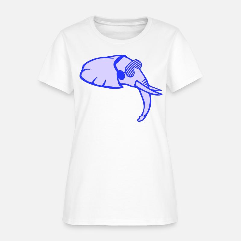 Cool DJ Elephant Head Party Animal Music Face Fun