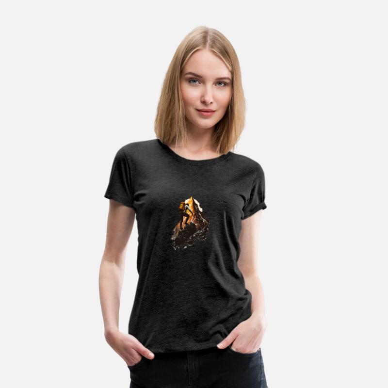 Cool Hiker Mountain Peak, Adventure Lover, Outdoor