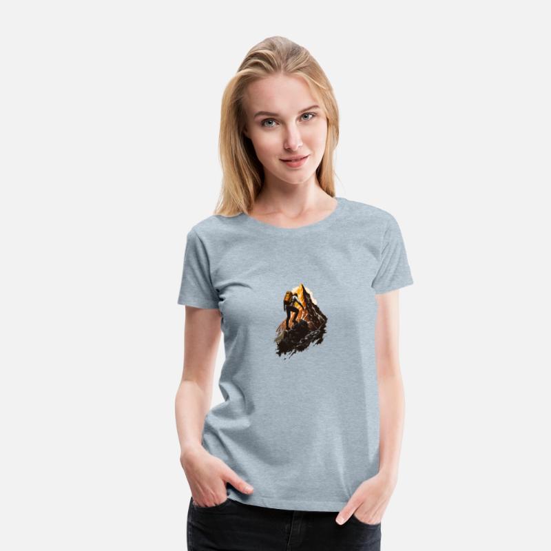 Cool Hiker Mountain Peak, Adventure Lover, Outdoor