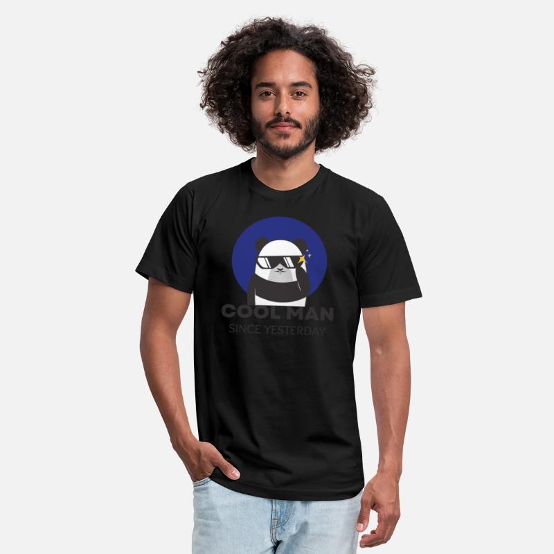 cool man panda in shades graphic