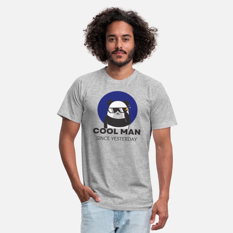 cool man panda in shades graphic