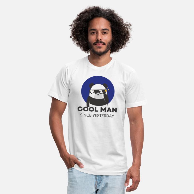 cool man panda in shades graphic