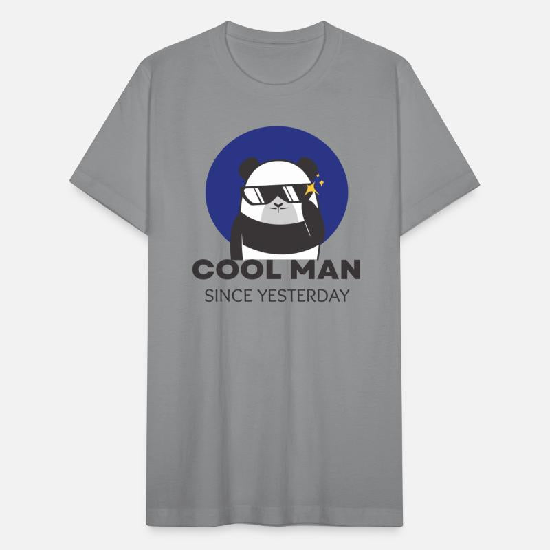 cool man panda in shades graphic