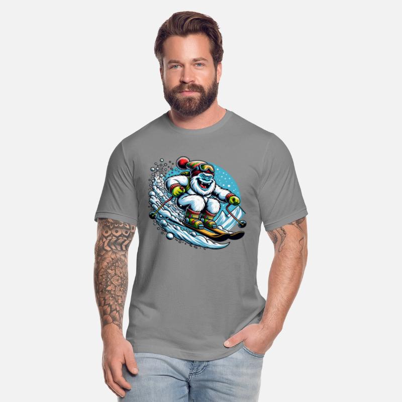 Cool Yeti Skiing Adventure Fun