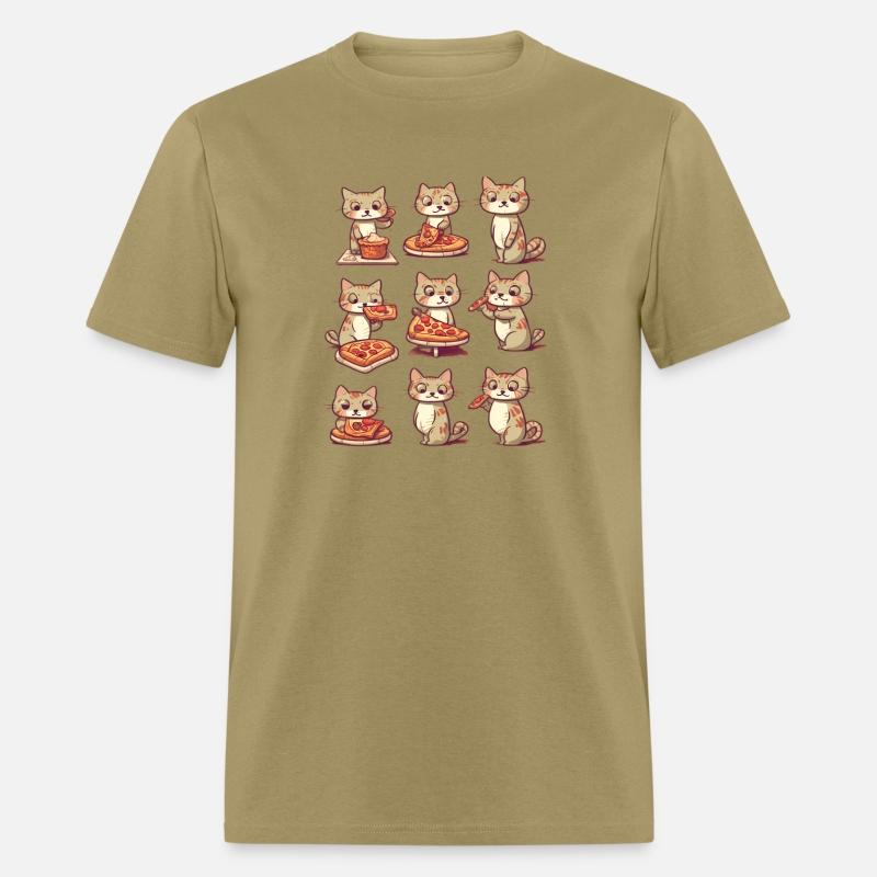 Crazy Pepperoni Pizza Cat Calzone Tabby Fast Food