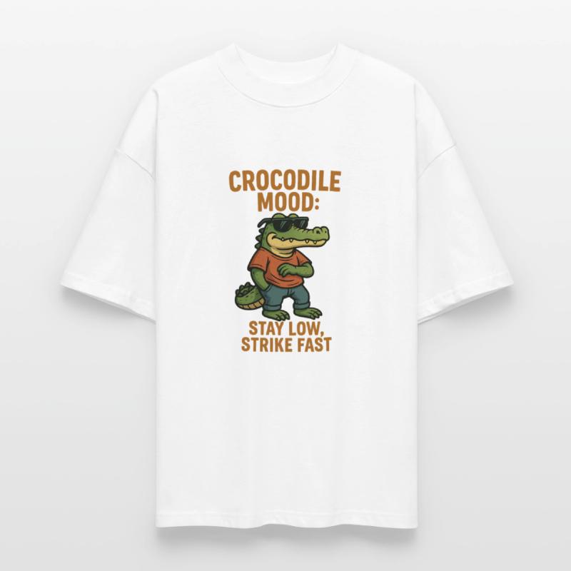 Crocodile mood: stay low, strike fast