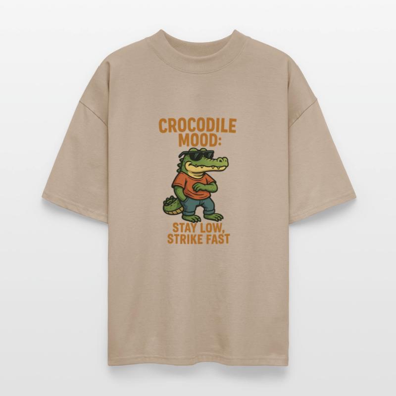 Crocodile mood: stay low, strike fast