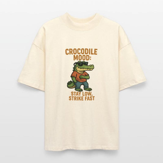 Crocodile mood: stay low, strike fast