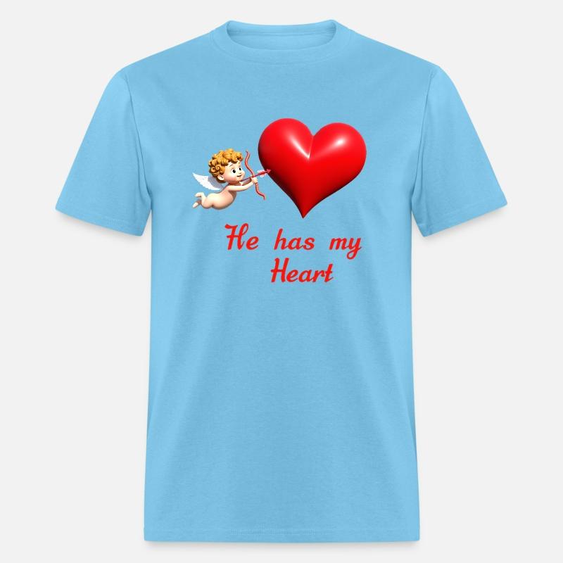 Cupid aiming at a heart with loving message