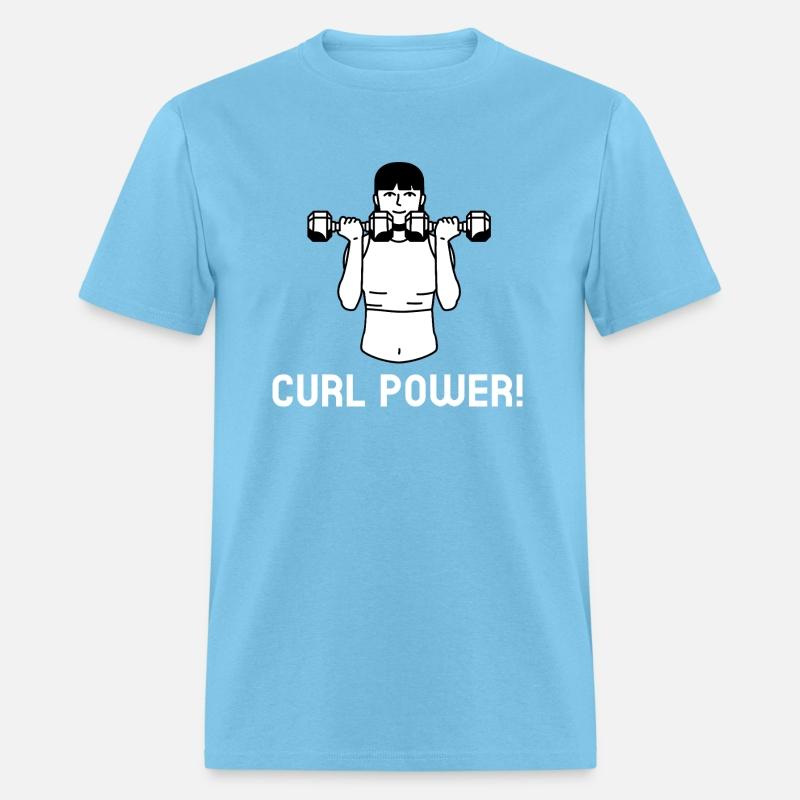 Curl Power Funny Gym Bro