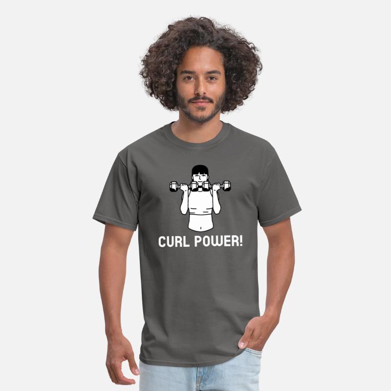 Curl Power Funny Gym Bro