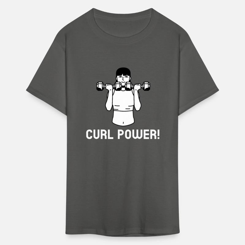 Curl Power Funny Gym Bro