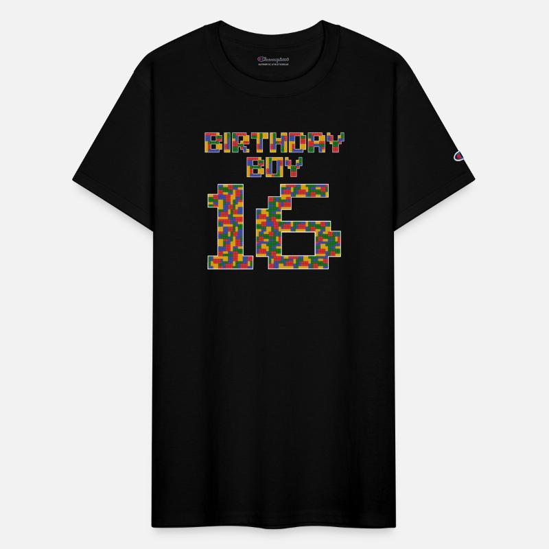 Cute 16th Birthday Gift 16 Year Old Block Building