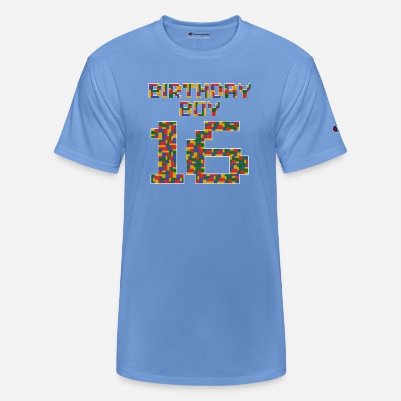 Cute 16th Birthday Gift 16 Year Old Block Building