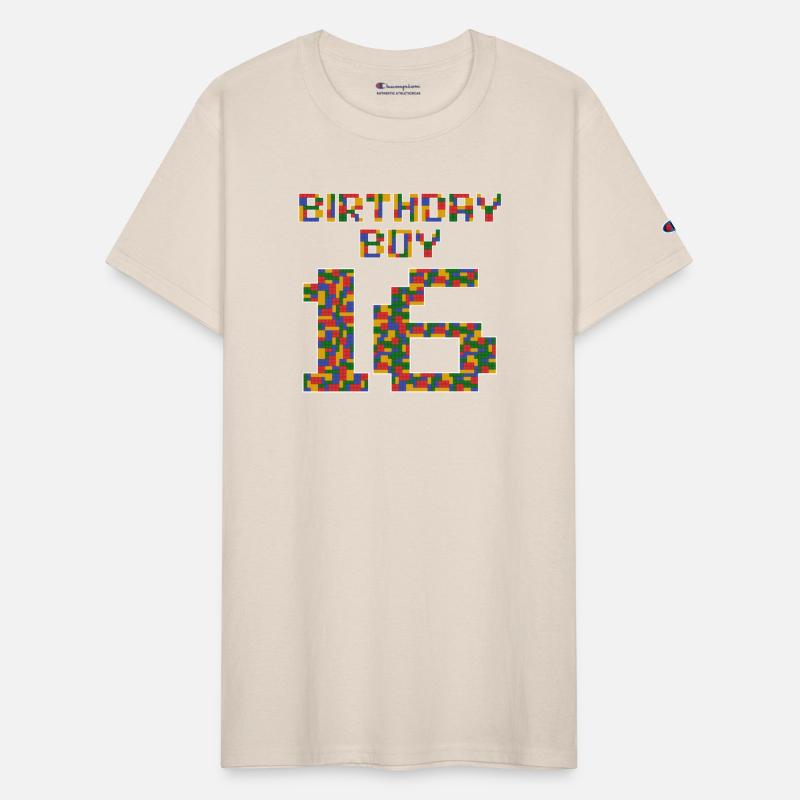 Cute 16th Birthday Gift 16 Year Old Block Building