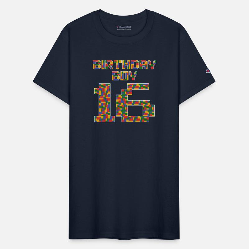 Cute 16th Birthday Gift 16 Year Old Block Building