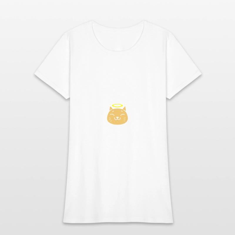 Cute angel cat