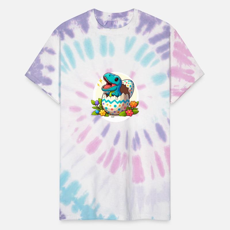 Cute Dino Hatching Easter Joy