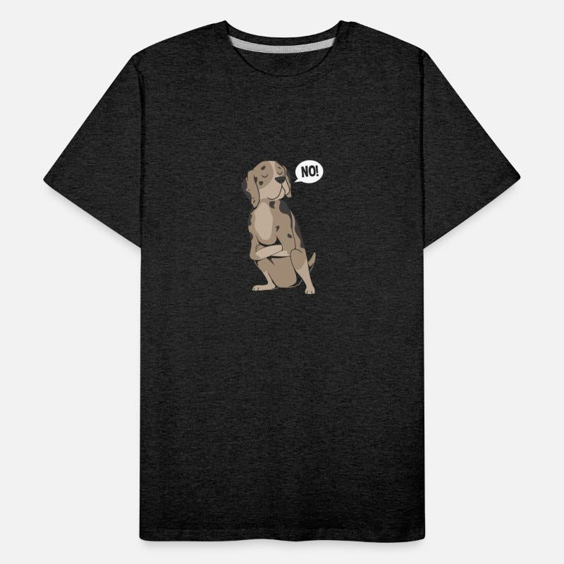 Cute Dog Saying No Catahoula Leopard Dog