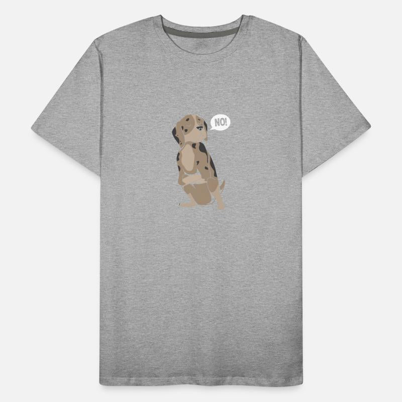 Cute Dog Saying No Catahoula Leopard Dog