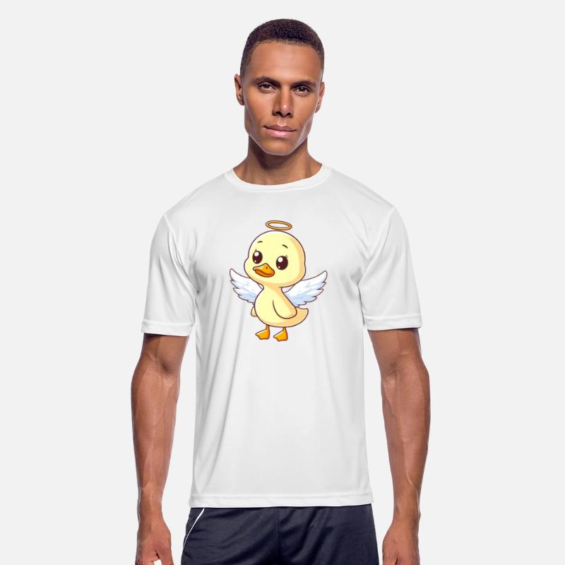 Cute Duck Angel Wings Halo