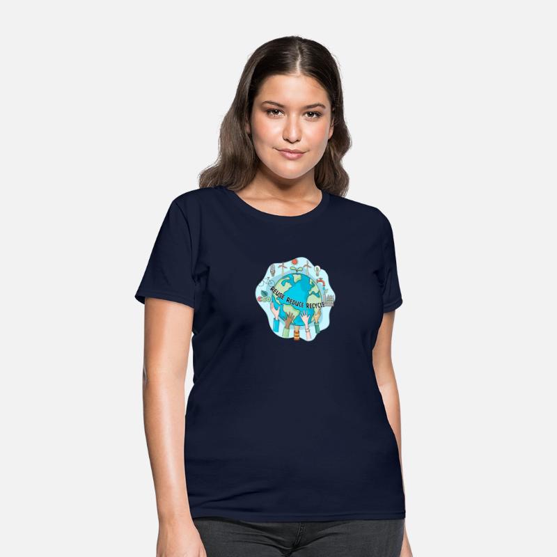 Cute Earth Day Reuse Reduce Recycle