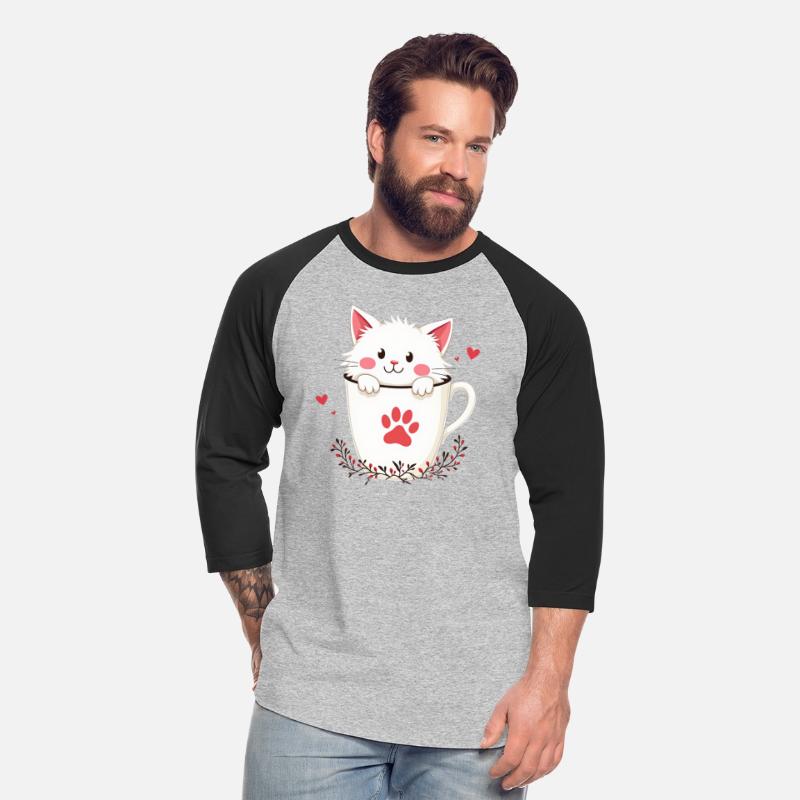 Cute Kitty in a Cozy Cup Valentines day design