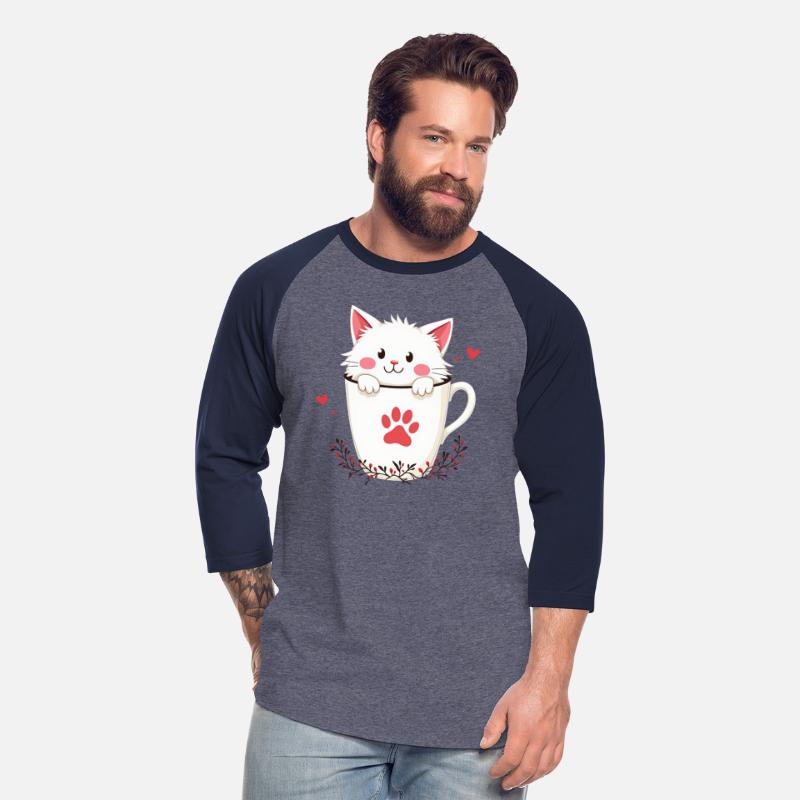 Cute Kitty in a Cozy Cup Valentines day design