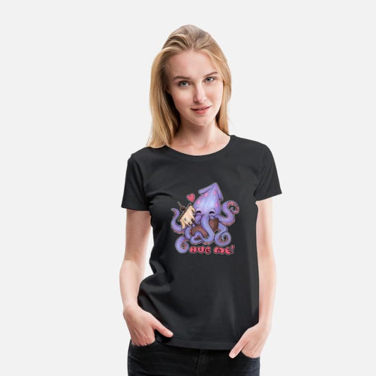 Cute monster Octopus - Hug me - funny gift idea